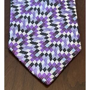 The Big Knot By Steven Land Purple Hand Made 100% Silk Made In China